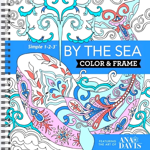By The Sea (Adult Colouring Book) - Picture 1 of 5